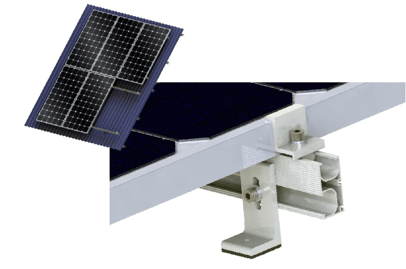 Soporte para Panel Solar FIASA® para Techo Tipo Reticulado 220900140 – FIASA
